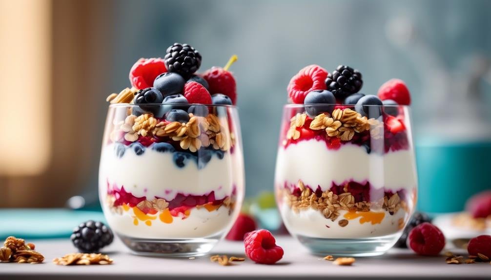 delicious layered yogurt desserts