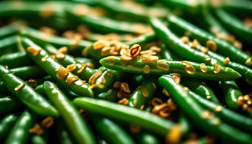 deliciously crunchy green vegetables
