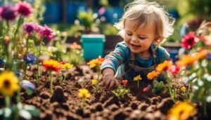 engaging toddlers in gardening