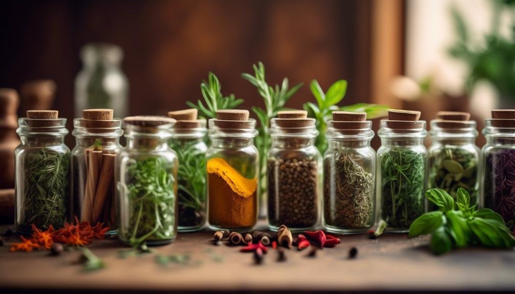 homemade herb and spice purees