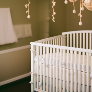 How To Become A Newborn Care Specialist 1 An image showcasing a serene nursery with a softly lit crib, adorned with plush pillows and a gentle mobile overhead