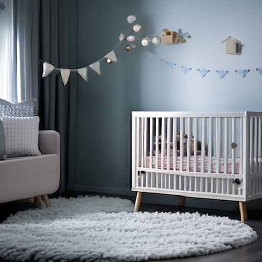 An image showcasing a beautifully styled Ikea Sundvik Crib in a serene nursery setting, adorned with delicate mobiles, plush decor, and a cozy rug, exuding a soothing atmosphere perfect for your little one's peaceful slumber