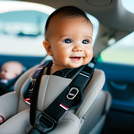 A compelling image illustrating proper chest clip positioning for infant car seat safety
