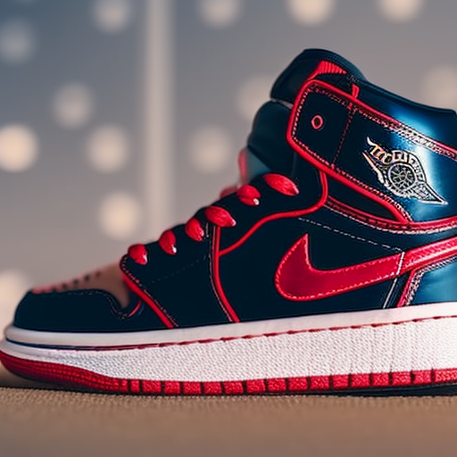 An image of a pair of adorable Jordan 1 baby shoes, impeccably crafted with premium materials, nestled in a soft, cushioned environment, highlighting the exquisite craftsmanship and comfort that come with investing in quality sneakers for your baby