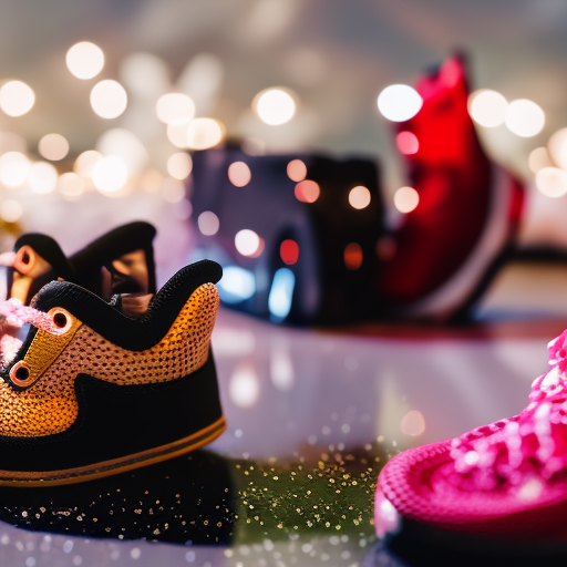 An image showcasing a pair of adorable Jordan baby shoes, surrounded by a variety of miniature outfits for different occasions