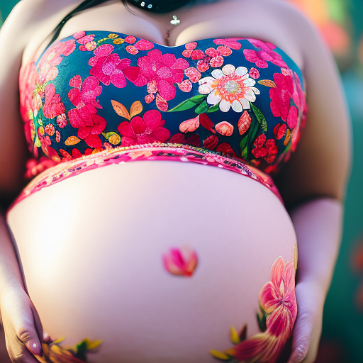  the magic of motherhood with creative belly art