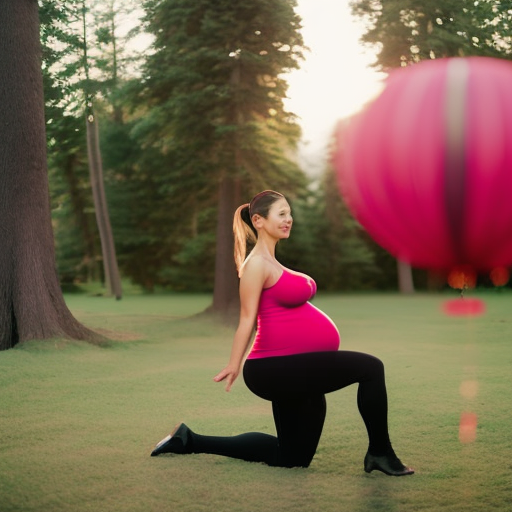 An image showcasing a pregnant woman confidently wearing maternity flare leggings, highlighting the importance of choosing the perfect size and fit