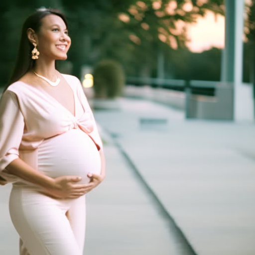 An image showcasing a stylish pregnant woman effortlessly rocking a maternity jumpsuit in various settings – from a casual day out to an elegant evening event – highlighting the unparalleled versatility of this chic and comfortable attire