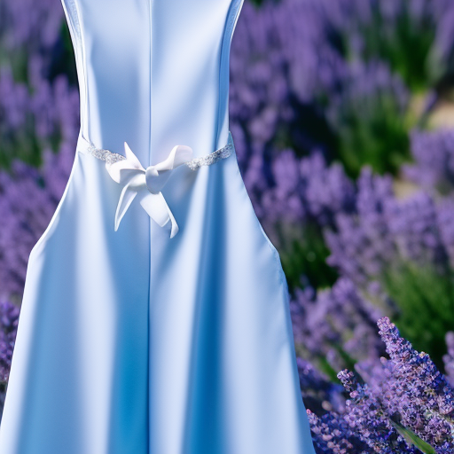 An image showcasing a well-maintained, wrinkle-free maternity jumpsuit hung on a velvet hanger, surrounded by a soft, fragrant lavender sachet