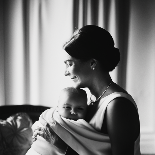  the timeless beauty of motherhood with elegant black and white portraits