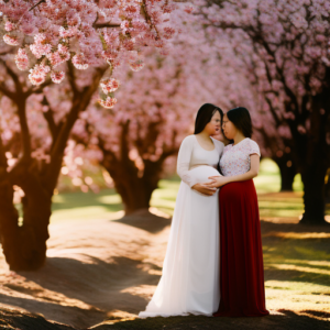 the blissful anticipation of motherhood