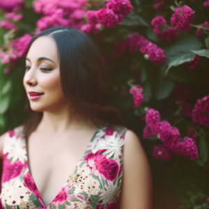 An image showcasing a radiant pregnant woman wearing a stylish maternity romper, her blossoming belly beautifully accentuated