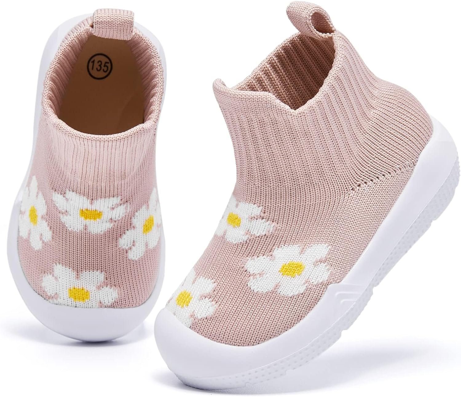 MORENDL Baby Sock Shoes Toddler Walking Shoes Infant Non-Slip Slippers Boys  Girls Slip On Sneakers