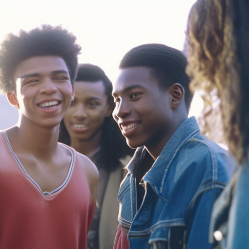 An image depicting a diverse group of teenagers engaging in open and honest conversations, actively listening to each other, and respecting personal boundaries, showcasing the importance of building trust and practicing consent in teen relationships