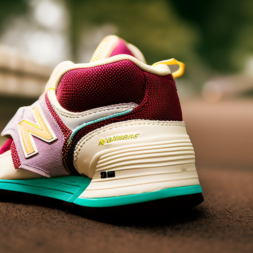 An image showcasing a pair of New Balance baby shoes, highlighting their supportive features for healthy foot development