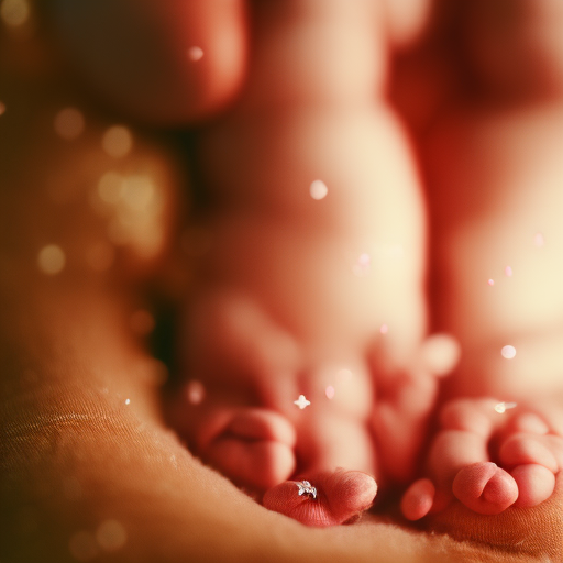  the innocence and delicacy of new life with a mesmerizing image of tiny, wrinkled newborn feet, adorned with soft, translucent skin, delicate toes, and minuscule, perfectly formed nails