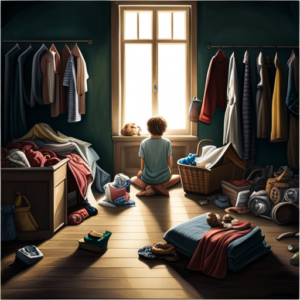 Create an image capturing the essence of 'Parenting With Long Hours'