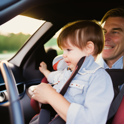 An image showcasing a parent confidently installing a car seat in their vehicle, ensuring a secure fit