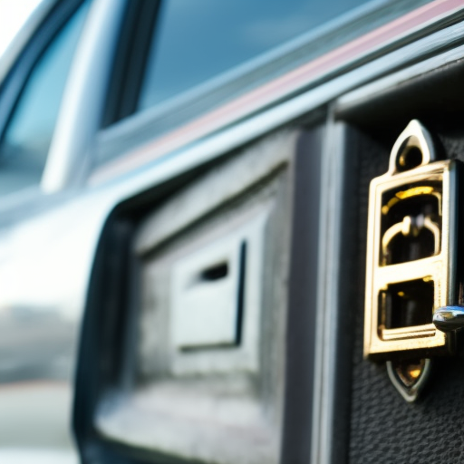 An image depicting a locked car door with a key being safely stored in a secure location, emphasizing the importance of keeping keys and vehicles secure to prevent hot car incidents