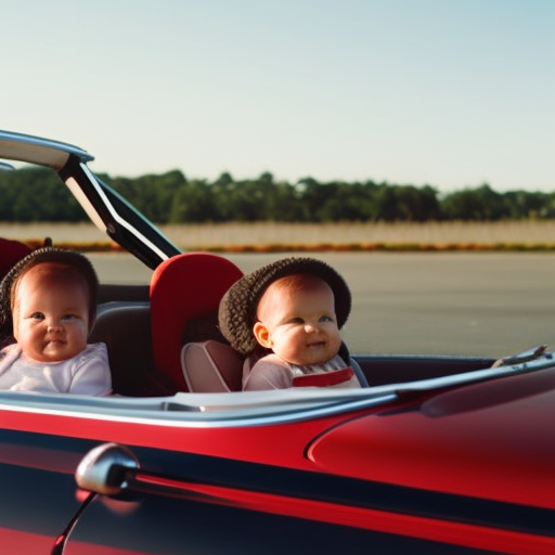 An image showcasing a visual comparison of the three main types of car seats: infant, convertible, and booster