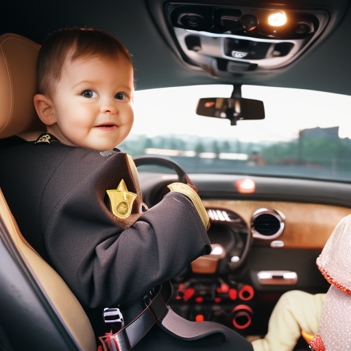 An image showcasing a rear-facing car seat with a sturdy harness system, highlighting its secure design and advanced safety features that minimize the risk of ejection during accidents