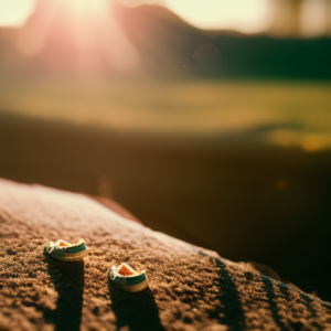 An image of a tiny, delicate shoebox adorned with a dainty ribbon, nestled gently in a warm patch of sunlight, evoking curiosity and compassion, for a blog post about the heartwarming story of Shoebox Baby