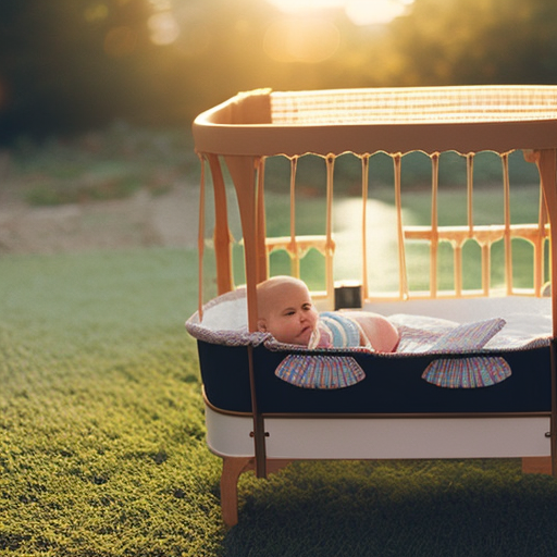 An image showcasing a variety of small baby beds, including a cozy bassinet, a portable crib with mesh sides, and a compact co-sleeper attachment, offering parents a visual guide to the diverse types available