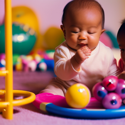 An image capturing the essence of "Play and Social Skills Development" in infants