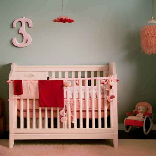 An image showcasing a cozy nursery with a beautiful Target crib adorned with soft bedding, a matching changing table stocked with essentials, and a comfortable glider chair nestled in a corner, inviting parents to discover the perfect furniture for their baby's needs
