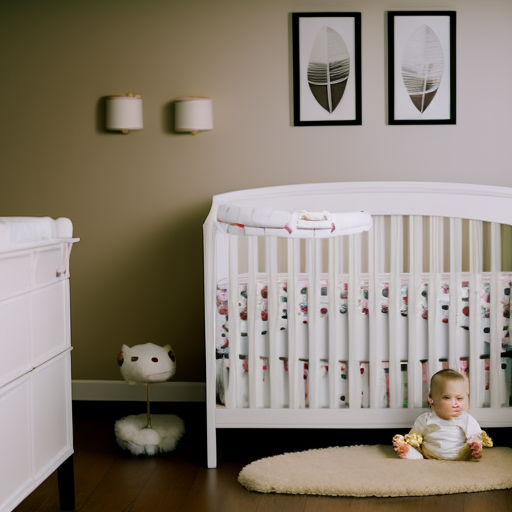 An image showcasing a cozy nursery with Target Baby Furniture at its heart