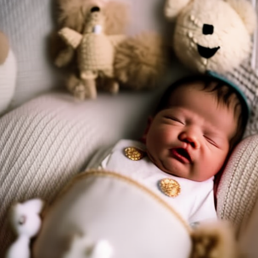 An image featuring a blissfully sleeping baby in a cozy, stylish Target crib surrounded by soft, plush toys, showcasing the undeniable comfort, safety, and aesthetic appeal that the Target crib offers