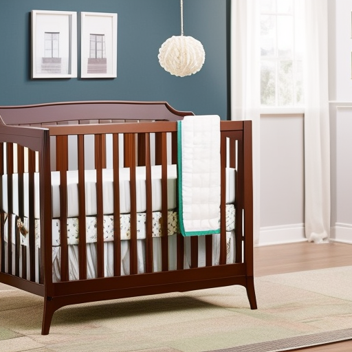 An image showcasing a cozy nursery with a variety of Target cribs in different styles, colors, and sizes