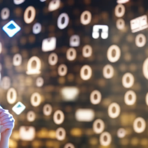 An image depicting a teenage girl thoughtfully adjusting her privacy settings on her smartphone, surrounded by a shield of lock icons