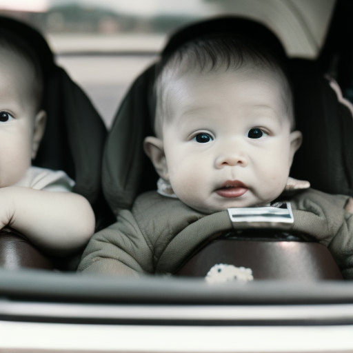 An image showcasing a diverse range of infants comfortably seated in car seats, each one appropriately representing the specified weight and height limit