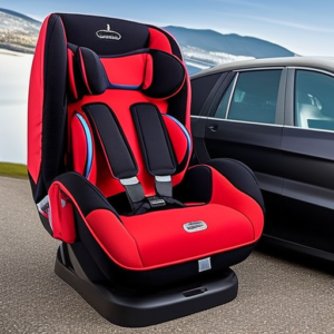 a vibrant image showcasing a lineup of impeccably designed car seats, each boasting luxurious padding, sleek contours, and innovative safety features