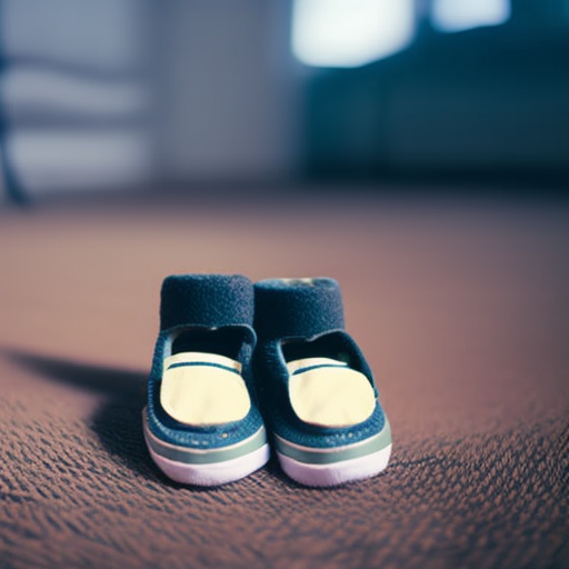 An image showcasing a pair of adorable Twisted X baby shoes, with a soft and cushioned interior