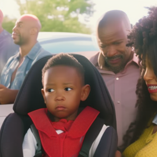 An image featuring a diverse group of parents and children, showcasing various car seat exemption scenarios