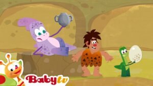 Market and Ice Cave Adventure 🦕​🧺 Dino & the Egg Hunt | Full Episode @BabyTV