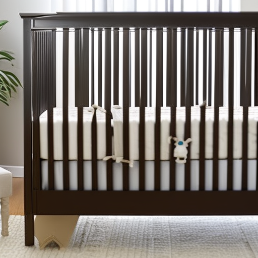 An image showcasing a step-by-step guide of assembling a Wayfair crib