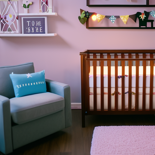 An image showcasing a beautifully decorated Wayfair crib, transformed with personalized touches