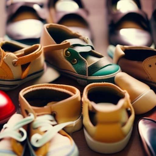 An image showcasing the various types of wide toddler shoes