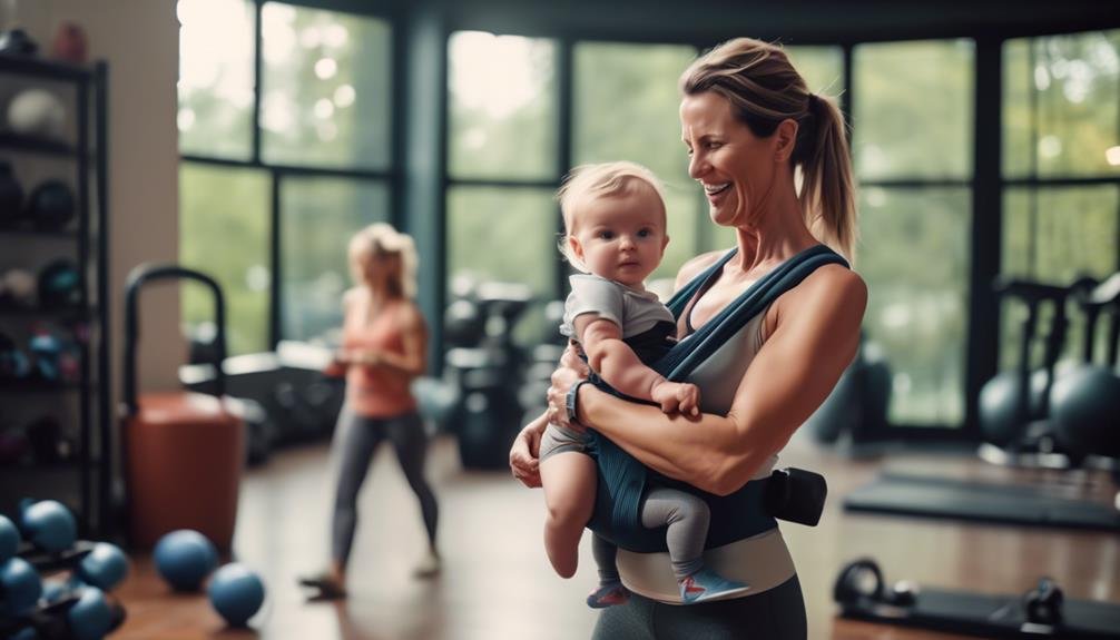 efficient fitness routines for moms