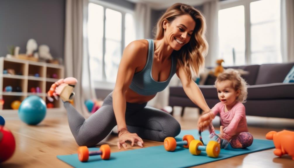 efficient workouts for busy moms