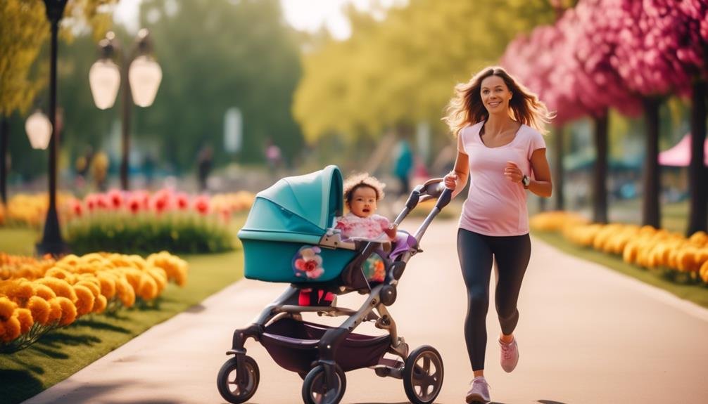 engaging baby with stroller workout ideas