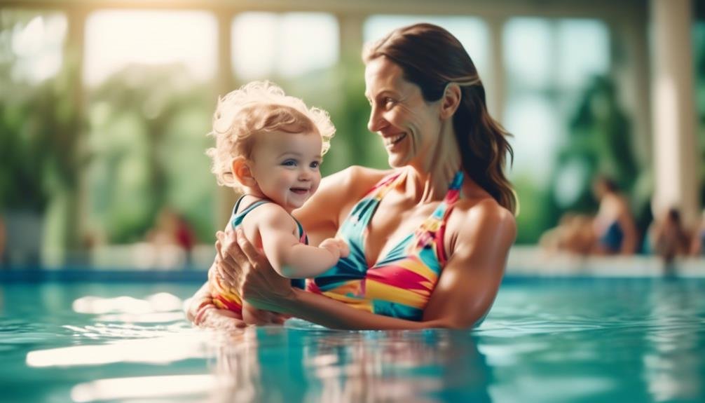exercise with infants in water