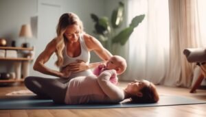 exercises for postpartum core