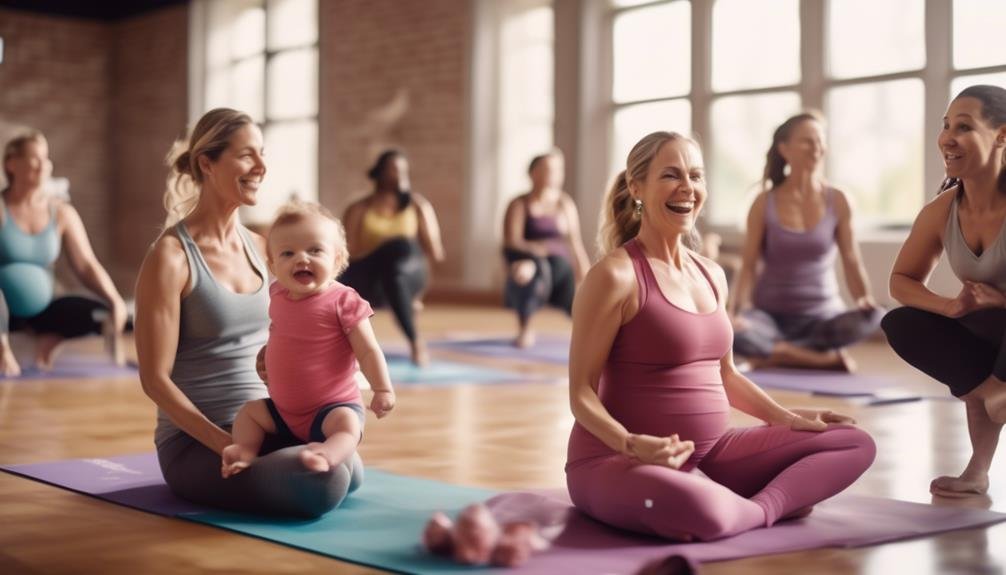 fitness classes for postpartum moms
