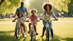 fun and active family