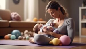 postpartum fitness with baby