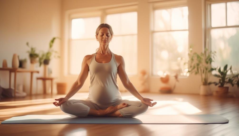 postpartum self care with yoga